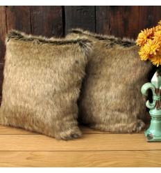 Faux Fur Cushions, Mink Faux Fur Cushion , faux-fur-throws