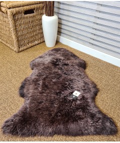 Chocolate Brown Sheepskin Rug 0135