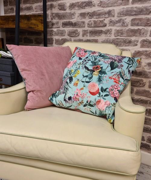 Modern luxury printed velvet cushions